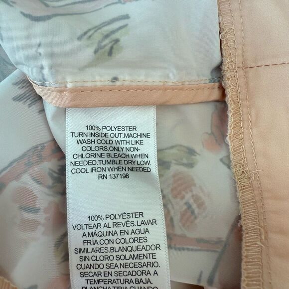 Royalty by Maluma Men Jacket Size L Hawaiian Printed Tropical Half Zip Relaxed - Picture 6 of 8